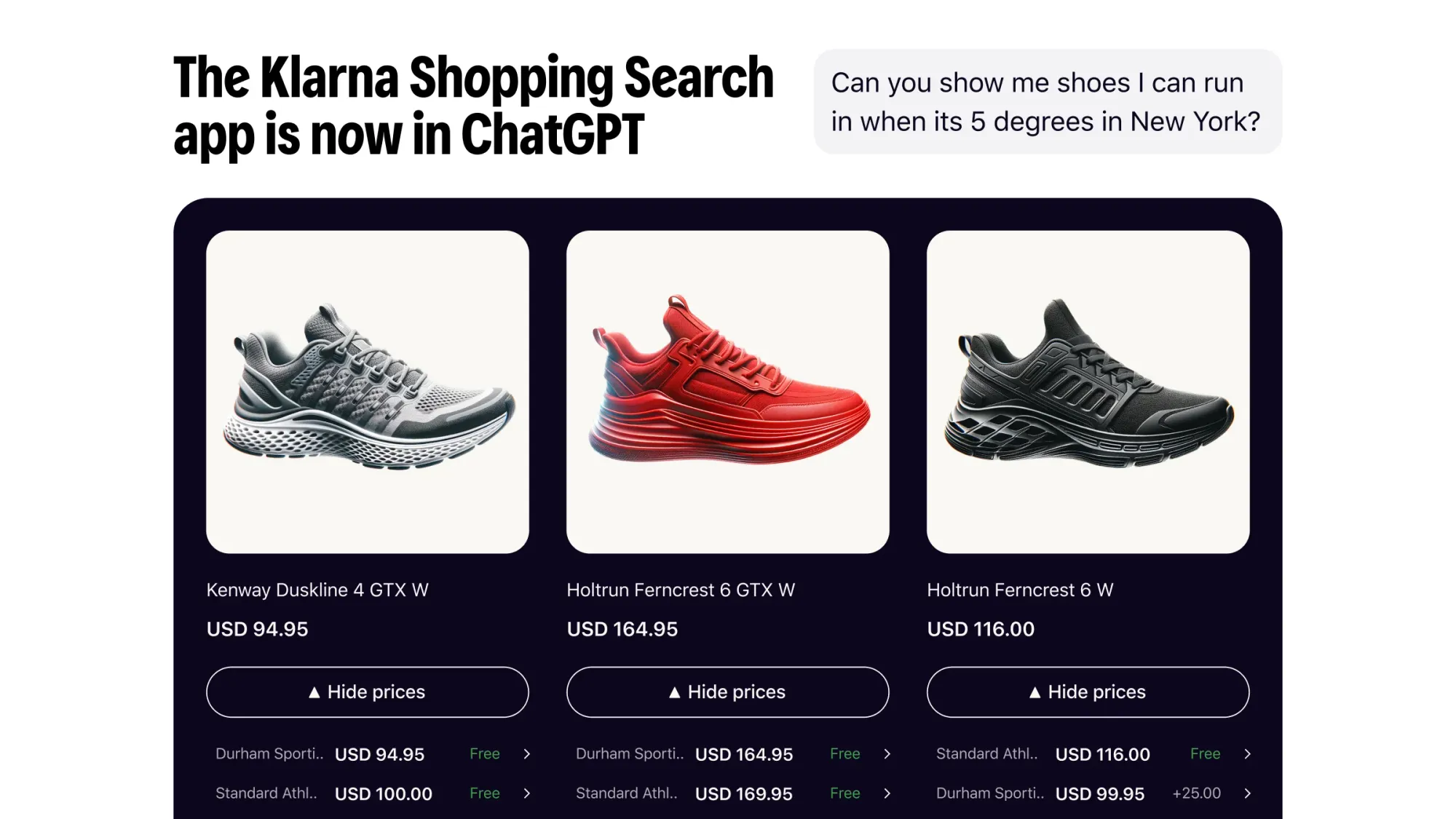 Klarna Launches AI‑Powered Shopping Search App Inside ChatGPT