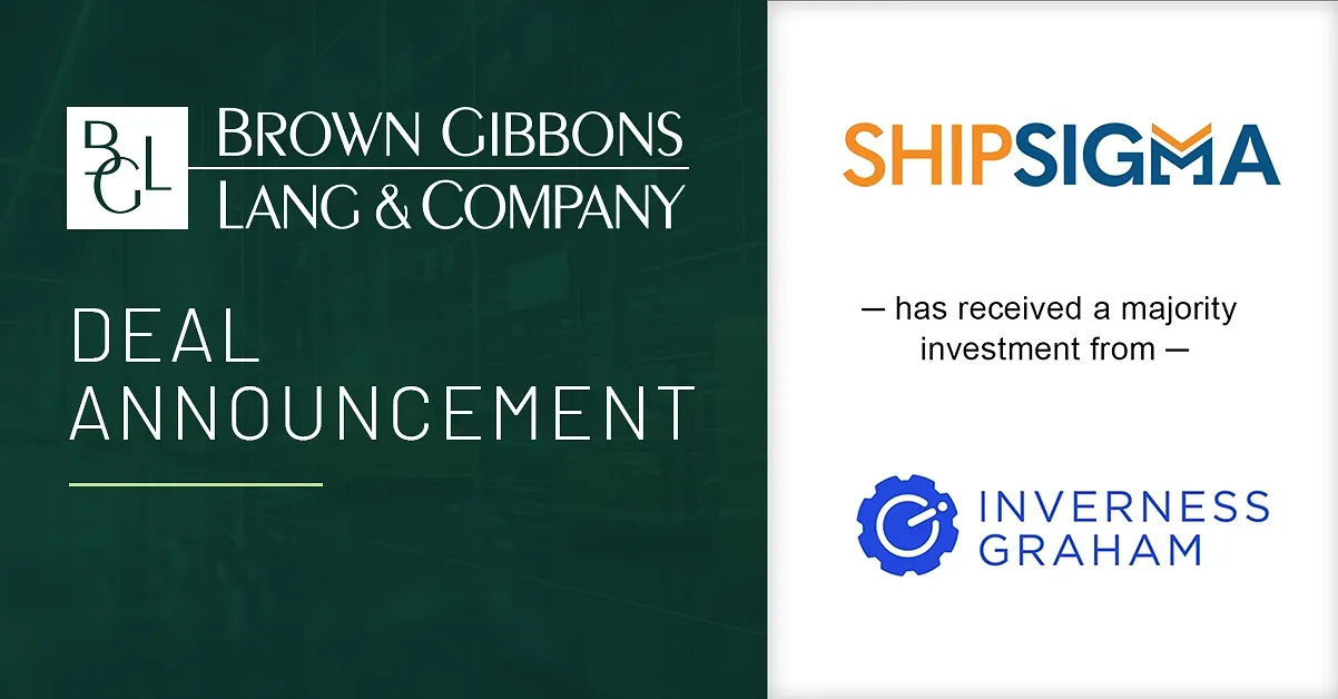 Inverness Graham Takes Majority Stake in ShipSigma